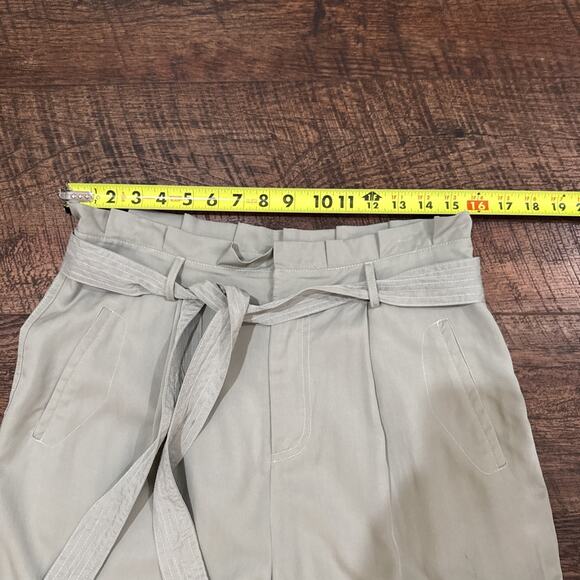 Anthropologie Greylin Jogger Pants Mint Green Pastel Paper Bag Size Medium New - Picture 6 of 13